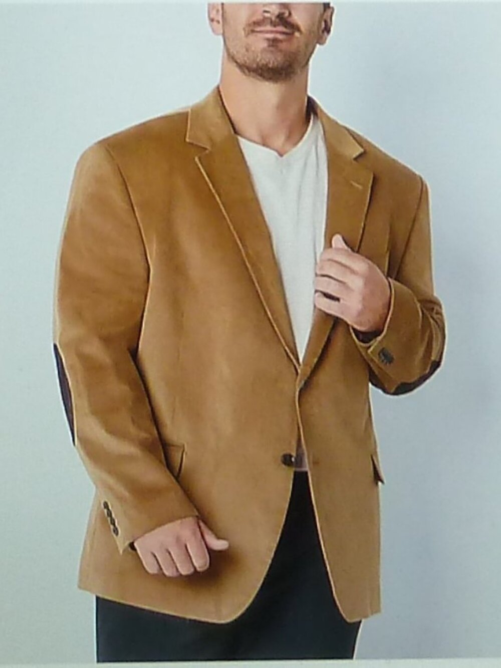 Stafford Big And Tall Size 56 Long Mens Corduroy Sport Coat New